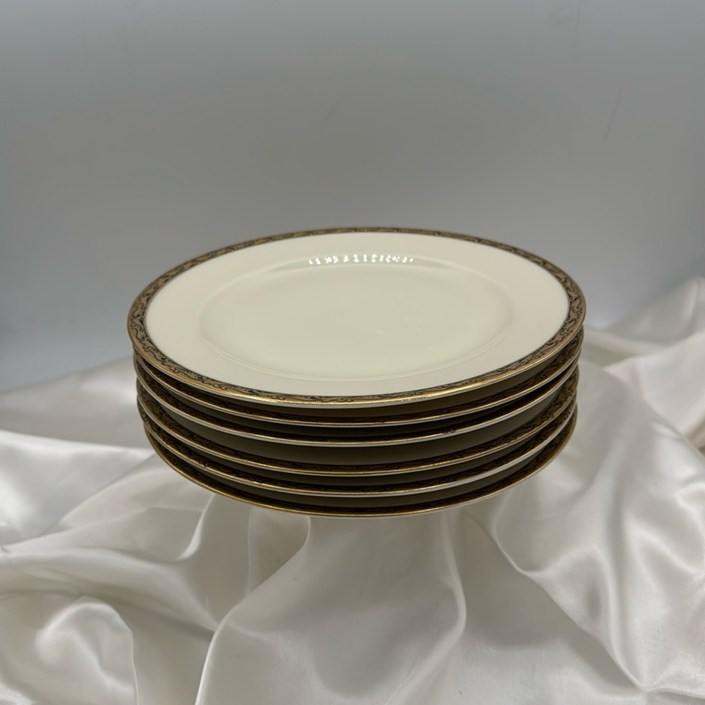 KPM Royal Ivory Salad Plates (2)